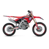 BLACKBIRD КОМПЛЕКТ НАЛІПОК (OKLEIN) HONDA CRF 250R '25; CRF 450R '25 DREAM 5 КОЛІР ЧЕРВОНИЙ ЧОРНИЙ БІЛИЙ