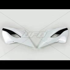 UFO КРИШКИ РАДІАТОРА HUSQVARNA TE/FE/TC/FC 125/250/300/350/450/501 '14-'15, TE/FE '15 КОЛІР BIALY/CZARNY