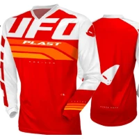 UFO 2023/04 СОРОЧКА HORIZON JERSEY CROSS КОЛІР ЧЕРВОНИЙ БІЛИЙ РОЗМІР XL - UFO KOLEKCJA 2023