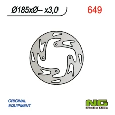 NG ДИСК ТОРМОЗНИЙ ПЕРІД GAS GAS TXT 50 (04-09), 80 (04-08), 125/250 (03) (185X-X3)