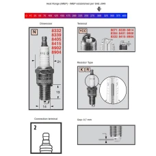 CHAMPION SPARKPLUG RN57YCC (954)