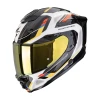 SCORPION ШОЛОМ EXO-1500 ПОВІТРЯ SLEEK WHITE-BLUE-YELLOW, L - зображення 2