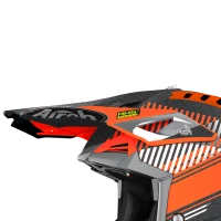 AIROH AVIATOR 3 PEAK WAVE ПОМАРАНЧЕВИЙ КОЛІР ХРОМ