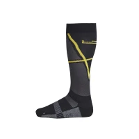 LINDSTRANDS COOL SOCK BLACK/YELLOW, 36-40
