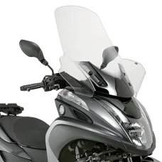 KAPPA СТІКЛО YAMAHA TRICITY 125-155 (14-19), MBK TRYPTIK 125 (14-17) 74 X 63 PRZEZROCZYSTA - POTRZEBNE КРІПЛЕННЯ D2120KITK