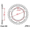 JT ЗІРОЧКА ЗАД 3552 41 BMW G310 R '16-'19 (+1), APRILIA ETX 125 TAUREG '85-'87 (355241JT) (LANC. 520) - зображення 1