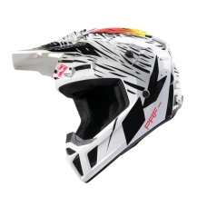 KENNY RACING ШОЛОМ CROSS/ENDURO МОДЕЛЬ PERFORMANCE MIPS UXA КОЛІР CZARNY/BIALY/POMARANCZOWY РОЗМІР XL ( 61 - 62 CM )