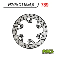 NG ДИСК ТОРМОЗНИЙ ЗАД YAMAHA YZ 125/250 (02-18) YZF/WRF (02-18) SUZUKI RM 125/250 '88-'12 (245X115X4)(6X6,5MM)