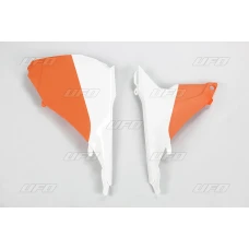 UFO КРИШКИ ФІЛЬТРА ПОВІТРЯ KTM SX '13-'16, SXF '13-'15 КОЛІР OEM '15 (POMARANCZOWY/BIALY)