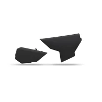 UFO 2024/11 ПОКРИТТЯ ФІЛЬТРА ПОВІТРЯ HUSQVARNA TC 125 / 150 / 250 / 300 '25, TX 300 '25, FC 250 / 350 / 450 '25, FX 350 / 450 '25 КОЛІР ЧОРНИЙ