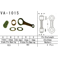 VESRAH ШАТУН HONDA TRX 250 TE FOURTRAX RECON '09-'19 (VA1015) (MADE IN JAPAN)