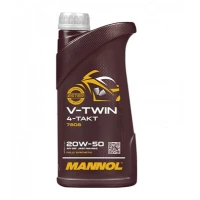 MANNOL МАСТИЛО SILNIKOWY 4T V-TWIN 20W50 1 L MA2 FULLSYNTETYK (JASO MA/MA2, API SL)  (20)