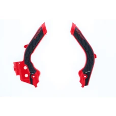 ACERBIS НОВИЙ ТОВАР 2024/02 КРИШКИ РАМИ X-GRIP HUSQVARNA GAS GAS CZERWONO-CZARNE - 0023600.349