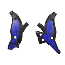 RACETECH (RTECH) 2024/07 КРИШКИ РАМИ (КОМПЛЕКТ) T7 REVOLUTION YAMAHA TENERE 700 '19-'24 КОЛІР ЧОРНИЙ - СИНІЙ