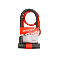 BIKETEC ЗАХИСТ U-LOCK Z ТРОСИК РОЗМІР: ТРОСИК 10MM, 1,2M Z KLODKA 180MM X 320MM, 3KLUCZE, СКОБА 16MM