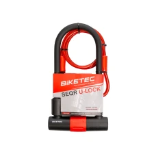 BIKETEC ЗАХИСТ U-LOCK Z ТРОСИК РОЗМІР: ТРОСИК 10MM, 1,2M Z KLODKA 180MM X 320MM, 3KLUCZE, СКОБА 16MM