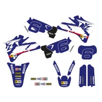 TECNOSEL (BLACKBIRD) КОМПЛЕКТ НАЛІПОК (OKLEIN) + ПОКРИВКА/ПОКРИВКА NA СИДІННЯ YAMAHA YZ 125/250 '96-'01, REPLICA TEAM YAMAHA '98