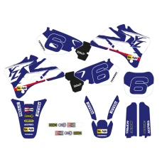 TECNOSEL (BLACKBIRD) КОМПЛЕКТ НАЛІПОК (OKLEIN) + ПОКРИВКА/ПОКРИВКА NA СИДІННЯ YAMAHA YZ 125/250 '96-'01, REPLICA TEAM YAMAHA '98
