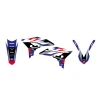 BLACKBIRD КОМПЛЕКТ НАЛІПОК (OKLEIN) YAMAHA YZ 250F '10-'13 DREAM 5 КОЛІР СИНІЙ ЧОРНИЙ - зображення 2