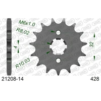 AFAM 2026/04 ШЕСТЕРНЯ ПЕРІД 2182 14 YAMAHA WR 125R/X '09-'15, YZF125R '09-'120 , MT125 '15-'20 (JTF1550.14) (LANC. 428)