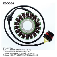 ELECTROSPORT UZWOJENIE ГЕНЕРАТОР (STATOR) CAN-AM OUTLANDER 500 (13-15), 650 (12-15), 800/850 (12-16), 1000 (12-16), RENEGADE 800 (12-13), 1000 (12-1