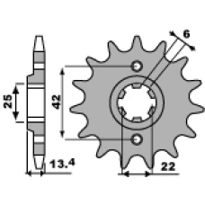 ПЕРЕДНЯ ЗІРКА PBR CHT 291 16 18NC (LANC. 525)