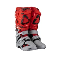 LEATT (АКЦІЯ 2023) ВЗУТТЯ CROSS 5.5 FLEXLOCK ENDURO BOOTS JW22 КОЛІР CZERWONY/SZARY РОЗМІР 42 / 26.5 CM