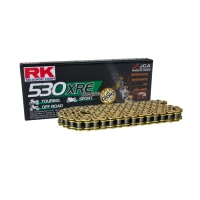 RK ЛАНЦЮГ ПРИВІДНИЙ GB530XRE-108 (XW-RING) КРИШКА (CLF) W КОМПЛЕКТІ КОЛІР ЗОЛОТИЙ