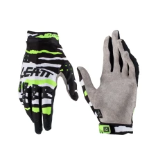 LEATT (НОВИНКА 2023) РУКАВИЦІ MOTO 2.5 X-FLOW GLOVE TIGER КОЛІР CZARNY/BIALY/ZIELONY FLUO РОЗМІР L