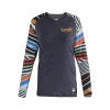LEATT (НОВИНКА 2024) СОРОЧКА ROWEROWA (DAMSKA) MTB ALLMTN 3.0 JERSEY WOMEN STRIPES КОЛІР SZARY\/MULTICOLOR РОЗМІР L - зображення 2