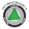 LEATT (2022\/2023) НАЛОКІТНИКИ ПРОТЕКТОРИ ЛІКТІВ CONTOUR ELBOW WHITE\/BLACK КОЛІР BIALY\/CZARNY РОЗМІР S\/M - зображення 6