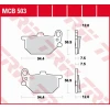 TRW LUCAS ZF КОЛОДКИ ДИСКОВІ ТОРМОЗНІ KH041 ORGANIC YAMAHA RD 250\/RD 400S '78-'79 (ПЕРІД\/ЗАД) XS 400\/750 '80-'83, XS 850 '82 ПЕРІД - зображення 1