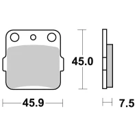 SBS BRAKEPADS SINTERED OFFROAD