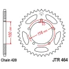 ЗАДНЯ ЗІРКА JR 464 50 KAWASAKI KX 60 '83-03', KX 80 '83-85' (46450JT) (LANC.420) - зображення 1