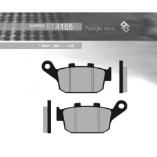 BRENTA КОЛОДКИ ДИСКОВІ ТОРМОЗНІ KH496 SPIEK METALICZNY (КОЛІР ЗОЛОТИЙ) HONDA CB 500R/X '13-'16, CB 650F '14-'16, CBR 650/CTX 700 ЗАД (FT 4155)