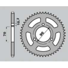 ЗАДНЯ ЗІРКА JR 239 42 HONDA MTX 80R '83-'86 (JTR239.42)