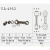 VESRAH 2026\/03 ШАТУН YAMAHA FX 700 '93-'94, WRB 700 '93-'94, WVT 1100 '93-'95, WRA 650 WAVE RUNNER '92-'95 (СКУТЕР ВОДИ) (MADE IN JAPAN) - зображення 2