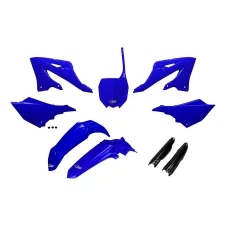 UFO 2025/11 КОМПЛЕКТ ПЛАСТІКОВ (ПОВНИЙ KIT) Z OSLONAMI ТЕЛЕСКОПІЧНИЙ (АМОРТИЗАТОРІВ) YAMAHA YZ 125 / 250 '22-'26 КОЛІР СИНІЙ