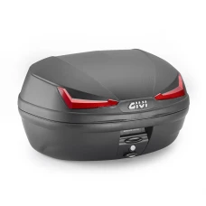 GIVI ЧОРНИЙ MONOLOCK TOPCASE 45LT ЧЕРВОНА REFLECT.