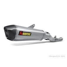 AKRAPOVIC SLIP-ON ЛІНІЇ (TITANIUM) KAWASAKI CONCOURS 14/1400 GTR 2008-2017