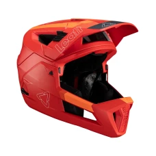 LEATT (НОВИНКА 2024) ШОЛОМ ВЕЛОСИПЕДИ MTB ENDURO 4.0 (WYPINANA SZCZEKA) V24 HELMET RED КОЛІР ЧЕРВОНИЙ РОЗМІР M (55-59 CM)