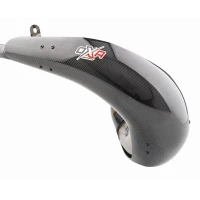 OXA FACTORY 2025/12 ЗАХИСТ KARBONOWA DYFUZORA (TUBY REZONANSOWEJ) КАРБОН PROTECTION DO OXA FACTORY FRONT PIPE X8 125 CC  KTM / YAMAHA / SHERCO / BETA
