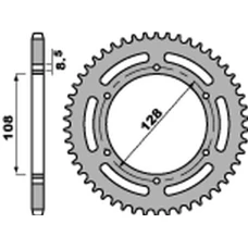 ЗАДНЯ ЗІРКА PBR 902 45 F SUZUKI TS 100/125 '82-'85 (JTR804.45) (LANC. 428) (STD.)