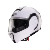 CABERG ШОЛОМ SZCZEKOWY FLIP-BACK (SZCZEKA DO ЗАДУ) МОДЕЛЬ TRIP SOLID КОЛІР БІЛИЙ БЛИСК РОЗМІР L (PINLOCK W КОМПЛЕКТІ) - зображення 1