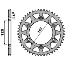 ЗАДНЯ ЗІРКА PBR 289 51 C45 HONDA CR/CRF 86-17 (JTR210.51) (LANC. 520)