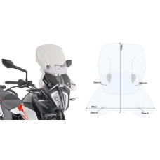 GIVI WINDSCREEN KTM 390/790 ADVENTURE