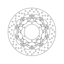 BREMBO SERIE ORO BRAKEDISC ПЛАВАЮЧИЙ
