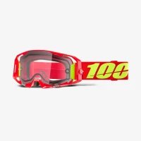 100 ПРОЦЕНТ ОКУЛЯРИ ARMATIC ENDURO MOTO DUAL PANE RED - ЧИСТИЙ LENS - КОЛІР ЧЕРВОНИЙ - СКЛО PRZEZROCZYSTA