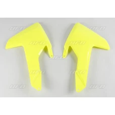 UFO КРИШКИ РАДІАТОРА HUSQVARNA TC 125/300 / FC 250/350/450 '16-18, TC 250 / FE 250/350/450/501 / TE/TX 125/250/300 '17-18 КОЛІР ЖОВТИЙ FLUO