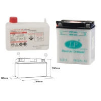 LANDPORT АКУМУЛЯТОР YB12AL-A2 12V 12AH 135X81X161 (GB12ALA) OBSLUGOWY - ELEKTROLIT OSOBNO (4) UE2019/1148